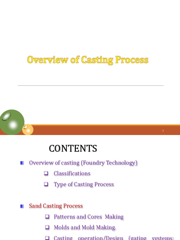 Metal Casting Training Overview | PDF | Casting (Metalworking) | Crafts