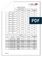 CAT 2021 Test Series Schedule: Page 1 of 2