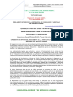 Rgto Interior de La Junta Local de Conciliacion y Arbitraje Del DF