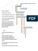 Tabla de Crucigrama