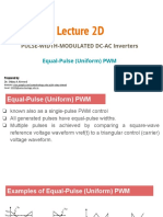 Lecture 2D Part B - Equal-Pulse (Uniform) PWM