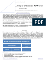 Impact of Mining Activity On Environment An Overvi