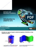 Introduction To Ansys CFX: Domains and Boundary Conditions