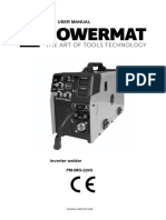 Weld Powermat PM Img 220T English Manual
