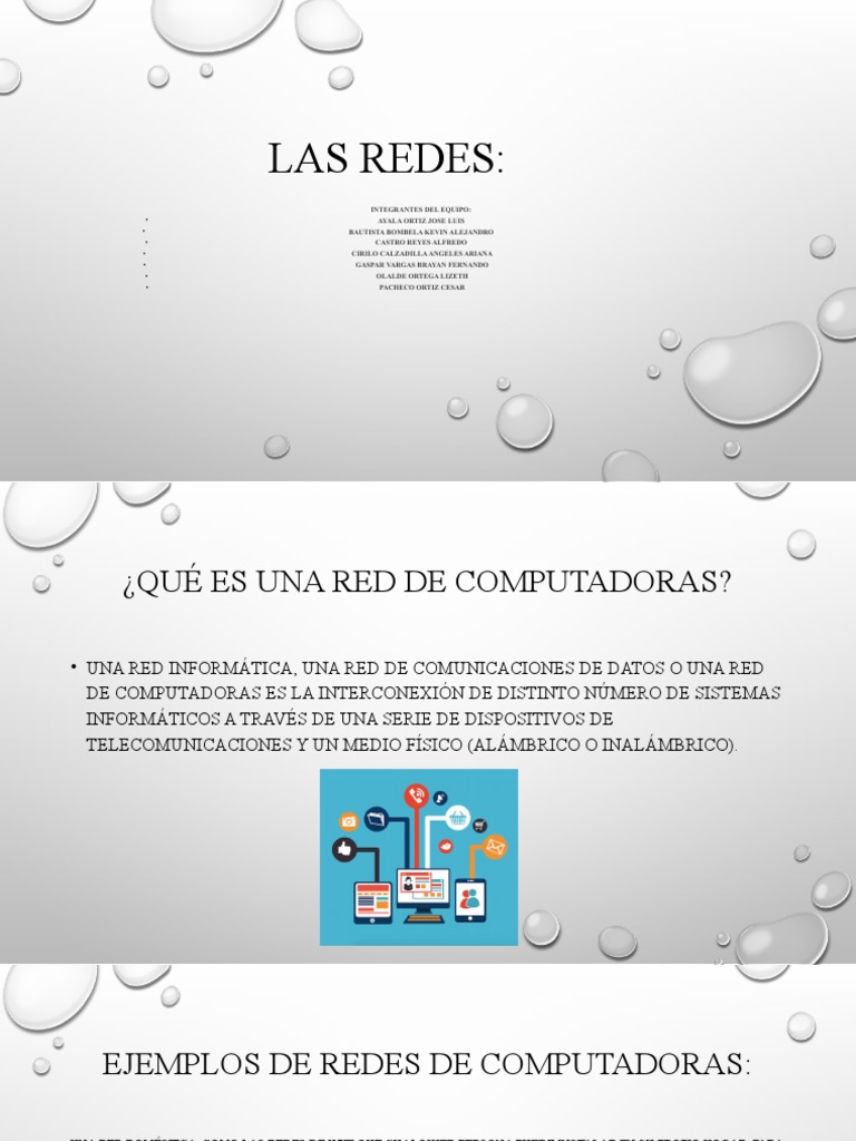 Tipos y Características de Redes de Computadoras | PDF | Topología de ...