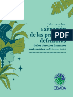Informe - Personas Defensoras Medio Ambientecemda - 2021 - Vfinal