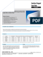 Jushi Chopped Strand Mat - Data Sheet