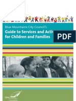 Guide To Services and Activities For Children and Families: Blue Mountains City Council's