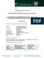 Acta de Observaciones 0057-2022