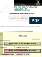 Comparativo Ley 1116 Con Ley 550 y 2221