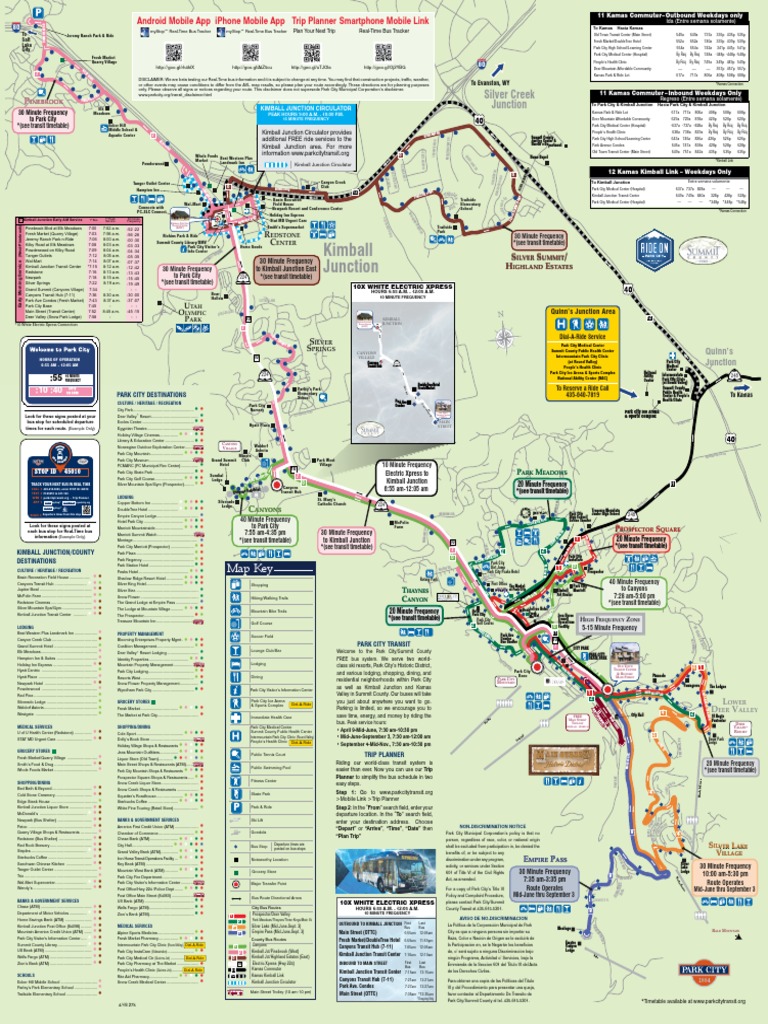 Transit System Guide Map | Download Free PDF | Service Industries ...