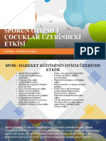 Sporun Oti̇zmli̇ Çocuklar Üzeri̇ndeki̇ Etki̇si̇