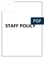 Staff Policy