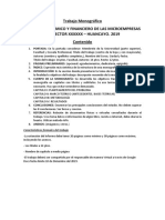 Características de La Monografía Analisis Economico y Financiero