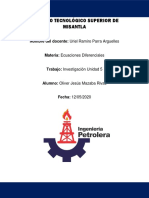 Investigacion - Unidad 5.ecuaciones Diferenciales - Ojrm