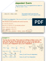 Independent and Dependent Events