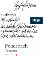 Ludwig Feuerbach, A Cura Di Andrea Cardillo - Teogonia Secondo Le Fonti Dell'Antichità Classica, Ebraica e Cristiana-Laterza (2010)