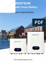 Powerwall Home Battery: Product Specification
