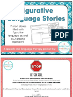 17 Short Stories Filled With Figurative Language, As Well As 2 Graphic Organizers!