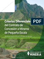 Cartilla Criterios de Diferencia Contra Concesion Mineros Peque Escala