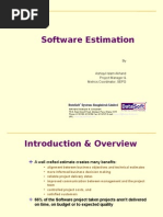 Software Estimation