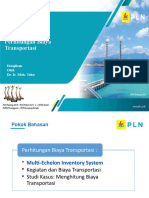 Perhitungan Biaya Transportasi 2020