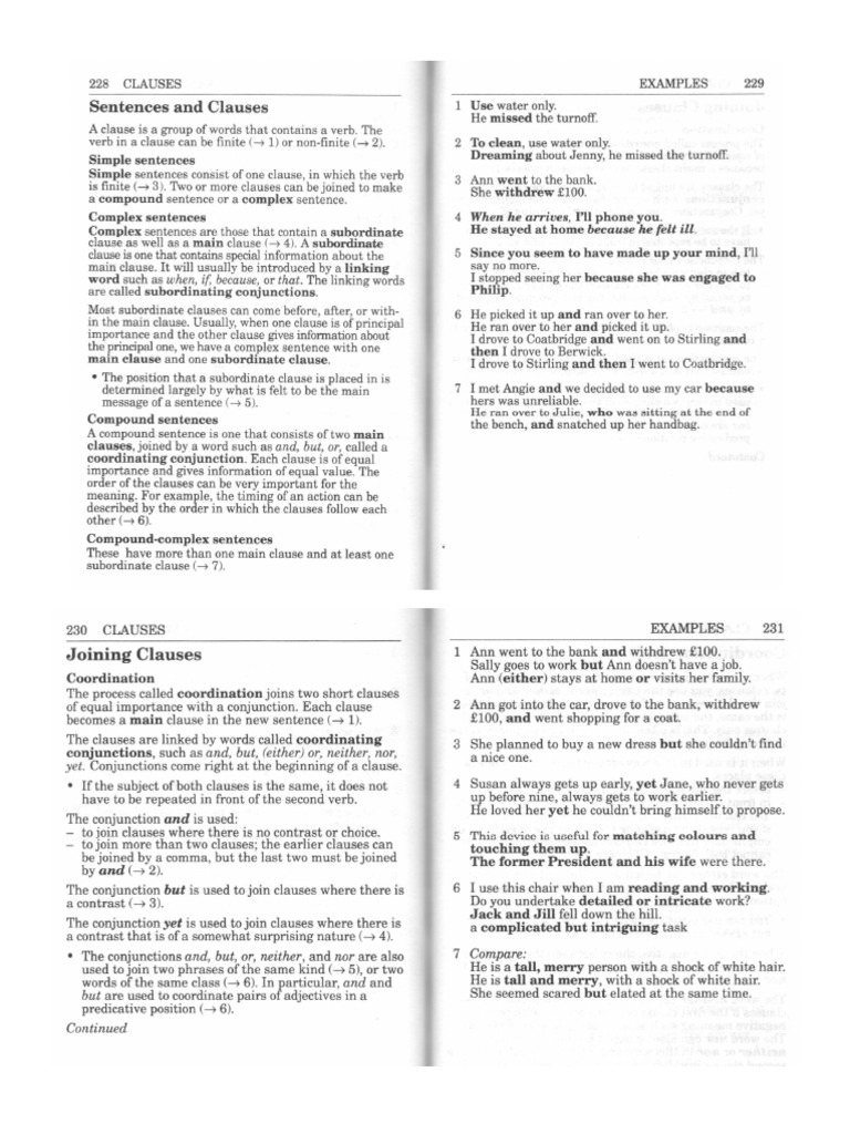 Collins Gem English Grammar Sentences and Clauses 1990 PDF