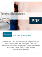 Schmerz Physio Logie