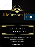 Catálogo Correntes - Rio Imports 18k