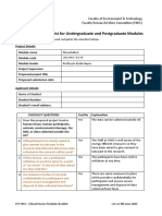 Ethical Review Checklist UWE Energy Efficiency