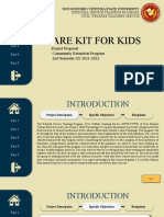 Care Kit For Kids: Project Proposal Community Extension Program 2nd Semester AY 2021-2022