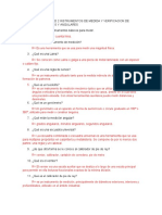 Cuestionario Unidad 2 Instrumentos de Medida y Verificacion de Magnitudes Lineales y Angulares