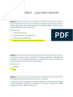 Encuesta Unidad 2 - ¿Qué Tanto Conozco Del TemaCuestionario