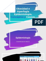 Diapositivas 1 - Obesidad e Hiperfagia. Epidemiología, Conceptos y Causas