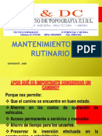CAPACITACION DE MANTENIMIENTO RUTINARIO MARILI