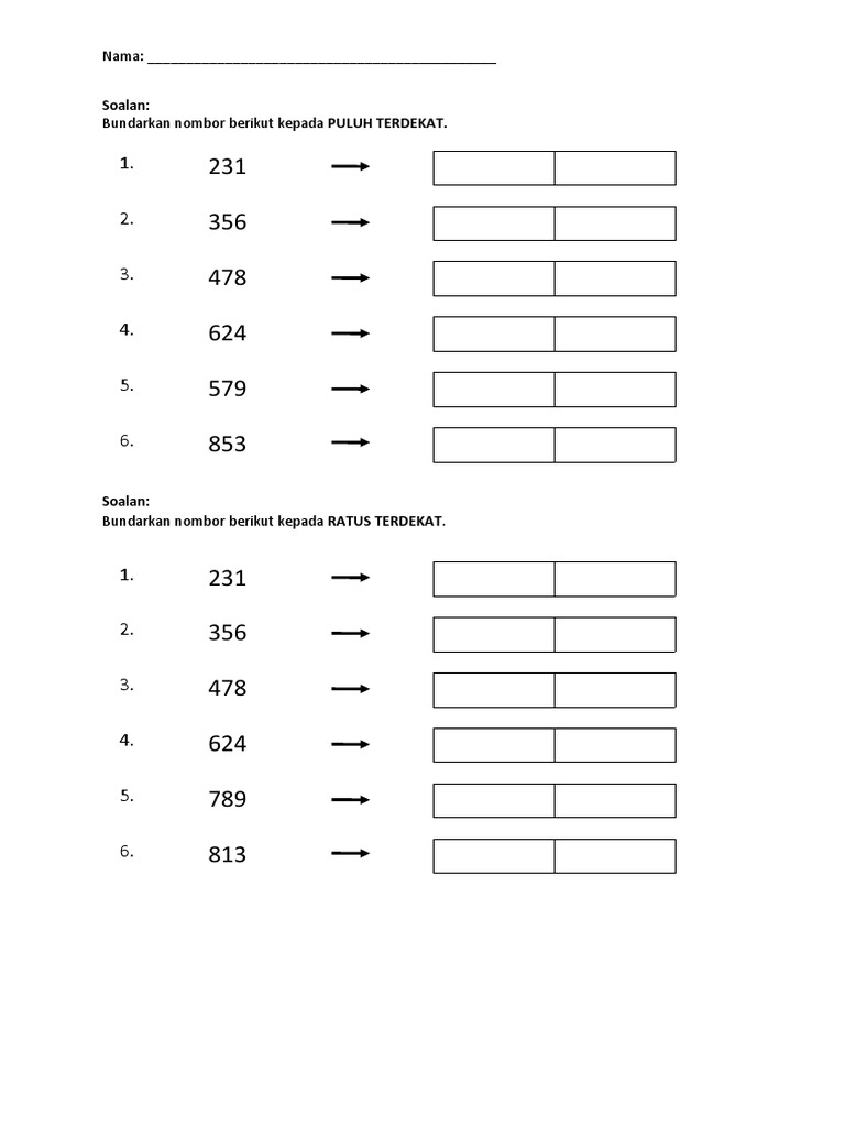Latihan Bundar Tahun 2  PDF