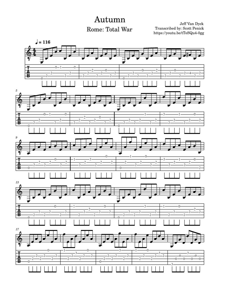 Autumn: Rome: Total War | PDF, image size:768x1024