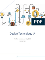 Design Technology IA Checklist