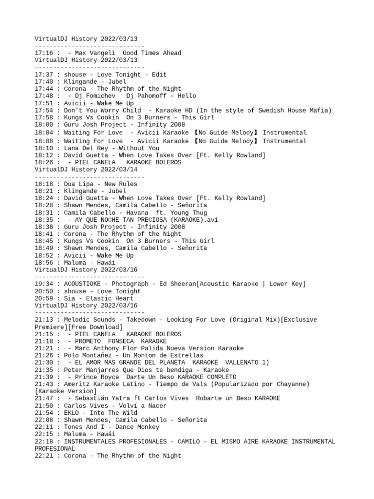 Tracklist DESKTOP KE95SF0 | PDF | Popular Music | Music Industry