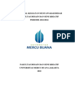 Proposal Kegiatan Musyawarah Besar DPM FDSK 2021-2022 OFFLINE