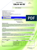 FICHA TECNICA ZALIN 4O EC Pendimetalin