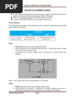 Flynn'S Classification: Cs6303 Computer Architecture