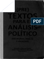 (Textos Para El Analisis Politico Disciplinas-Reglas y Procesos-Flacso