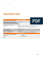 Audit Request Form
