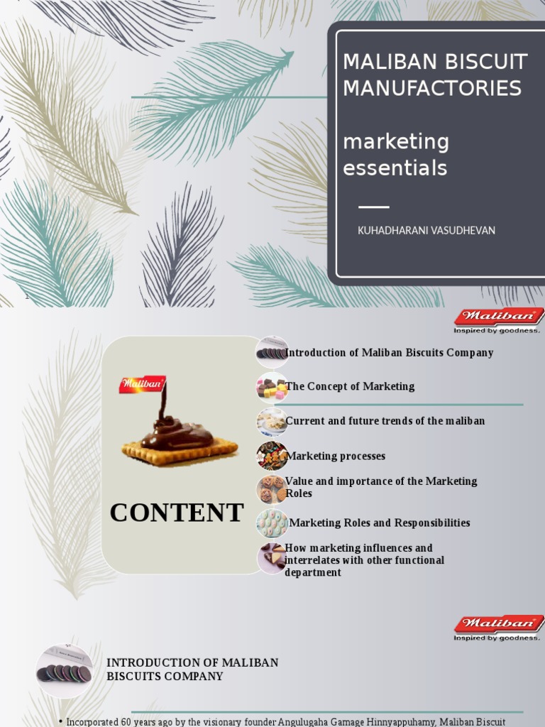 Maliban Biscuit Manufactories Marketing Essentials: Kuhadharani ...