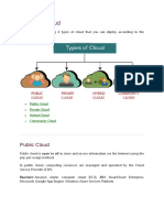 Types of Cloud Services