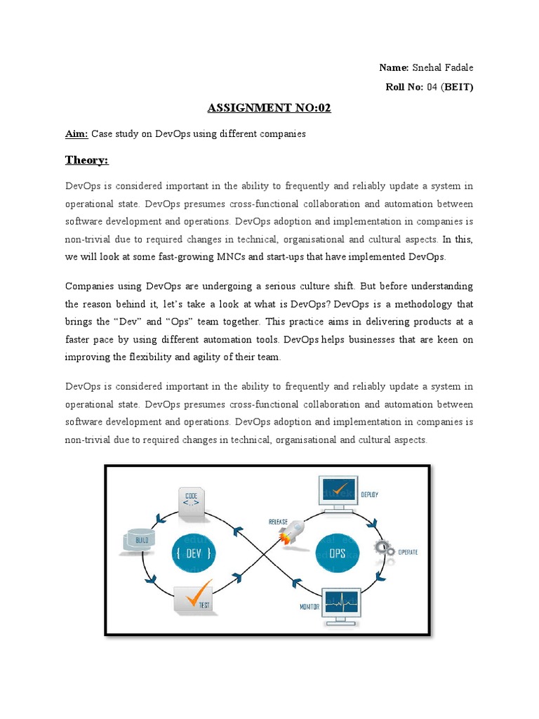 04 Snehal Fadale Assignment 2 | PDF | Information Technology | Software