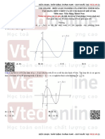 Biện luận nghiệm của phương trình dựa vào bảng biến thiên và đồ thị hàm số (Đề số 04)