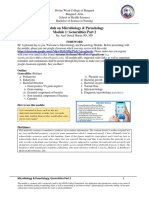 Microbiology & Parasitology Module 1 Part 2