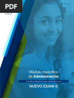 1 - Modulos Especificos Del EXANI II - Administracion